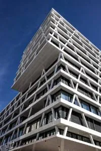 Façade tramée